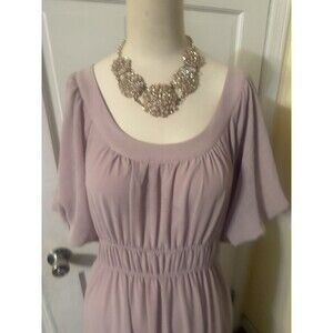 Astr Pink Chiffon Dress Woman Size M